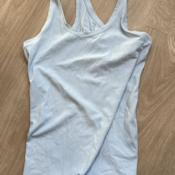 Lululemon Cool Racerback II Nulu, size 10 - Light Blue NWOT - Picture 1 of 2